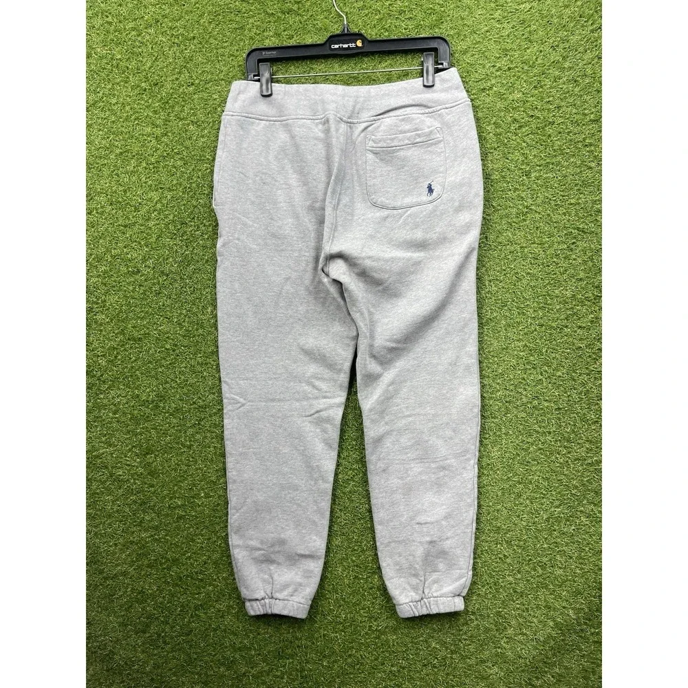 Polo Ralph Lauren Sweatpants Mens Medium PRL 67 Chenille Patch Fleece Joggers